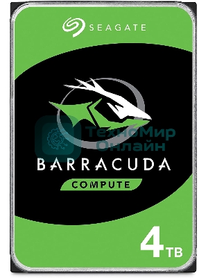 Жесткий диск Seagate Barracuda 3.5 4Tb 5400RPM OEM SATA 6Gb/S 256MB ST4000DM004