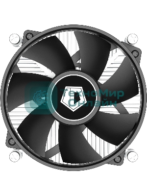 Кулер ID-COOLING DK-17 PWM серебристый/черный 92мм алюминий 2200rpm 26db 4-pin 65W 42мм