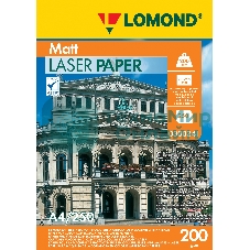 Фотобумага Lomond 0300341 A4/200г/м2/250л./белый матовое/матовое для лазерной печати