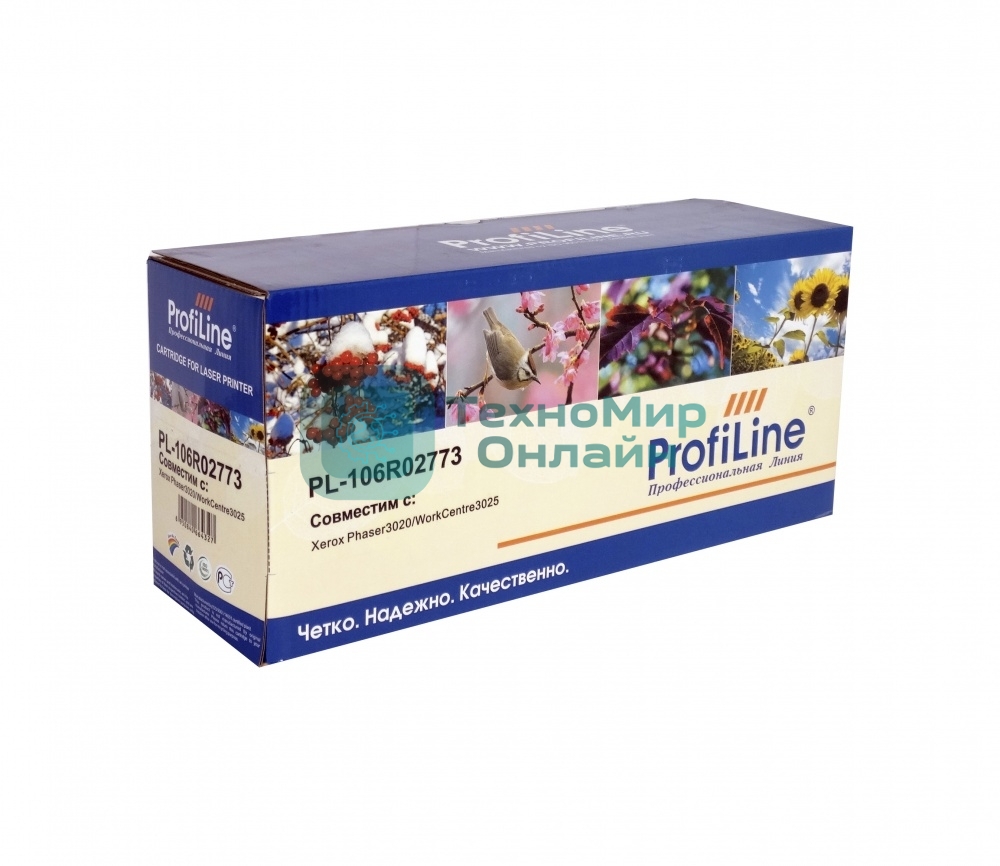Картридж лазерный ProfiLine PL-106R02773 (тип 106R02773) черный, для Xerox Phaser 3020/WorkCentre 3025/3020BI/3025BI/3025NI (для аппаратов, выпущенных до 01.07.2017) 1500 копий ProfiLine