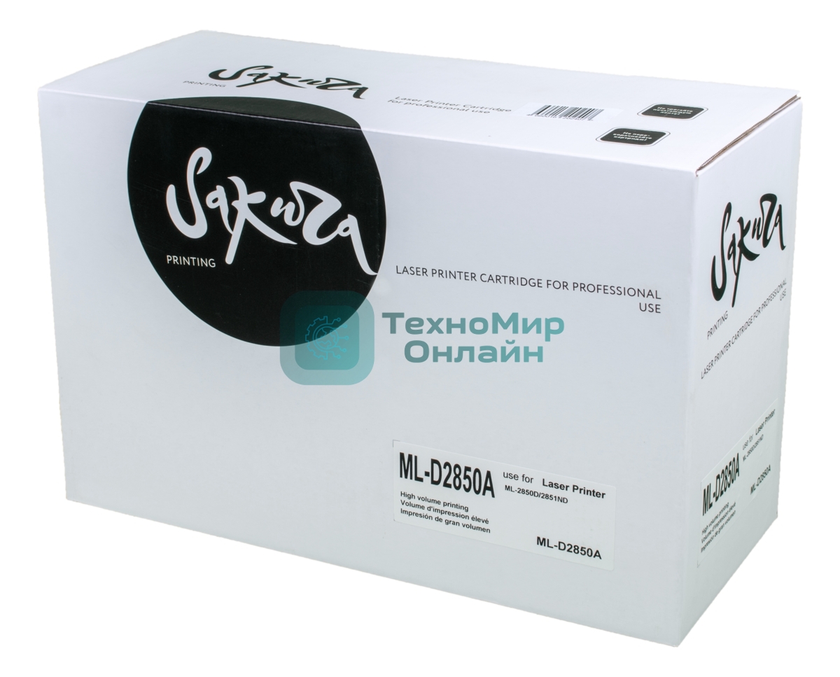Картридж лазерный Sakura MLD2850A для Samsung ML-2850D/2851ND, черный,2000 к.