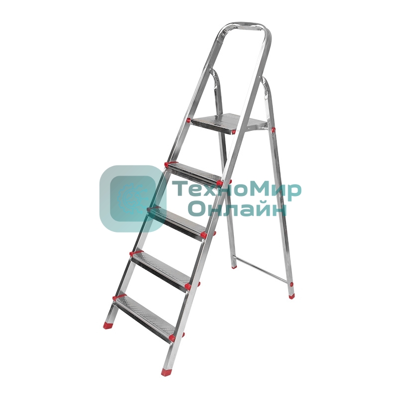 Стремянка металлическая Rexant 5 ступенек, усиленный профиль