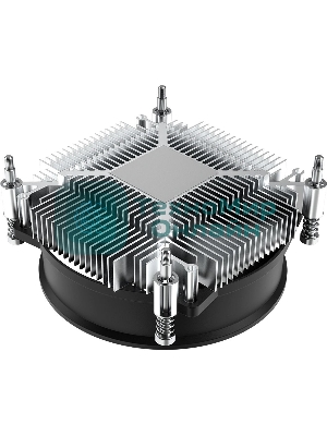 Кулер ID-COOLING DK-17 PWM серебристый/черный 92мм алюминий 2200rpm 26db 4-pin 65W 42мм