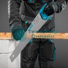 Ножовка Gross 24119 по дереву piranha 550 мм сегм. строение рабочей кромки 7-8 tpi зуб-3d 2-х к. рук