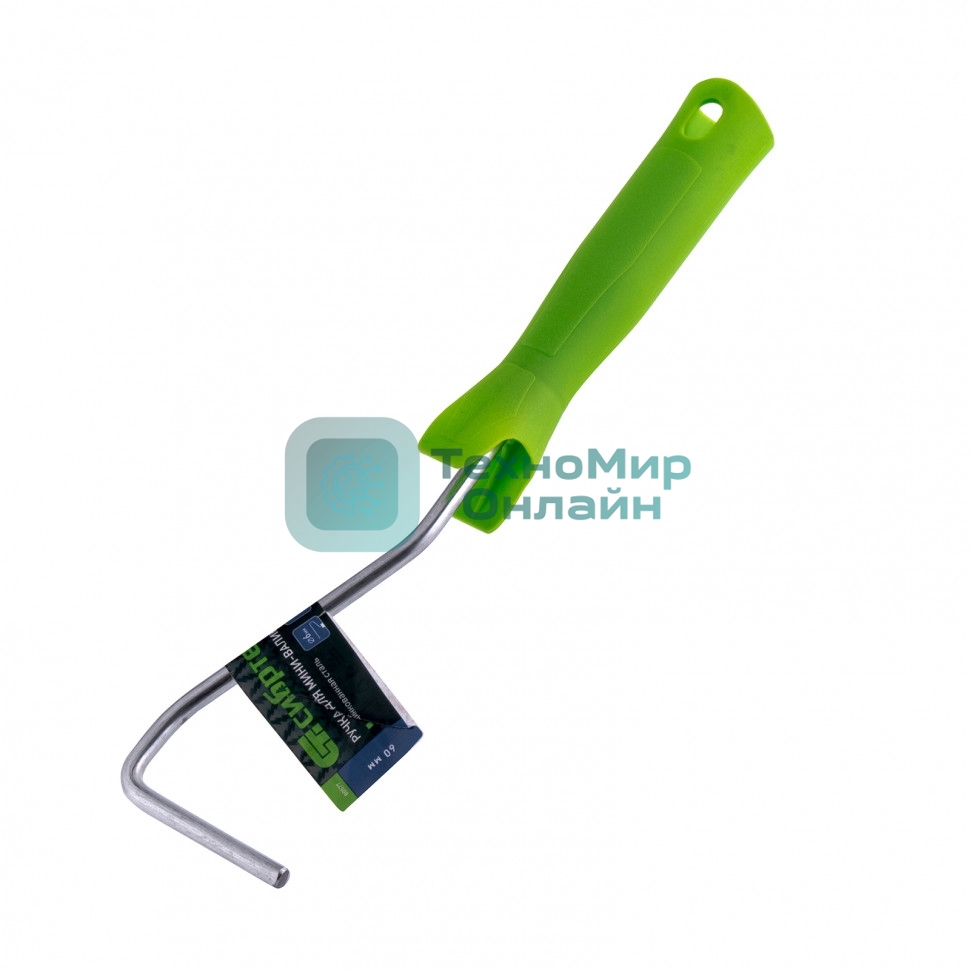 Ручка для мини-валиков Сибртех, 60 мм, D ручки - 6 мм, оцинкованная