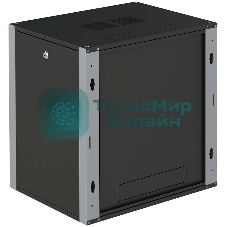 Шкаф коммутационный Sysmatrix (WP 6312.910) настенный 12U 600x350 мм пер. дв. стекл 2 бок. пан. 60 кг черный 20 кг IP20