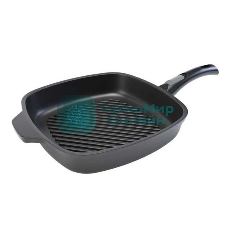 Сковорода-гриль Нева-Металл 59428G Ферра Индукция 28 см
