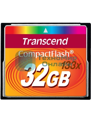Флеш карта CF 32Gb Transcend TS32GCF133 w/o adapter