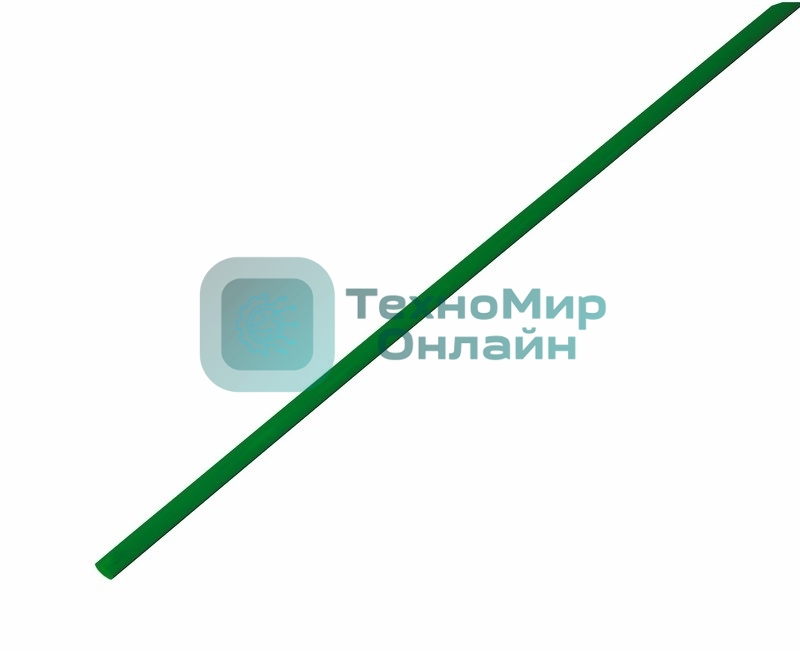 Трубка термоусадочная Rexant 3.0/1.5 1м зел.