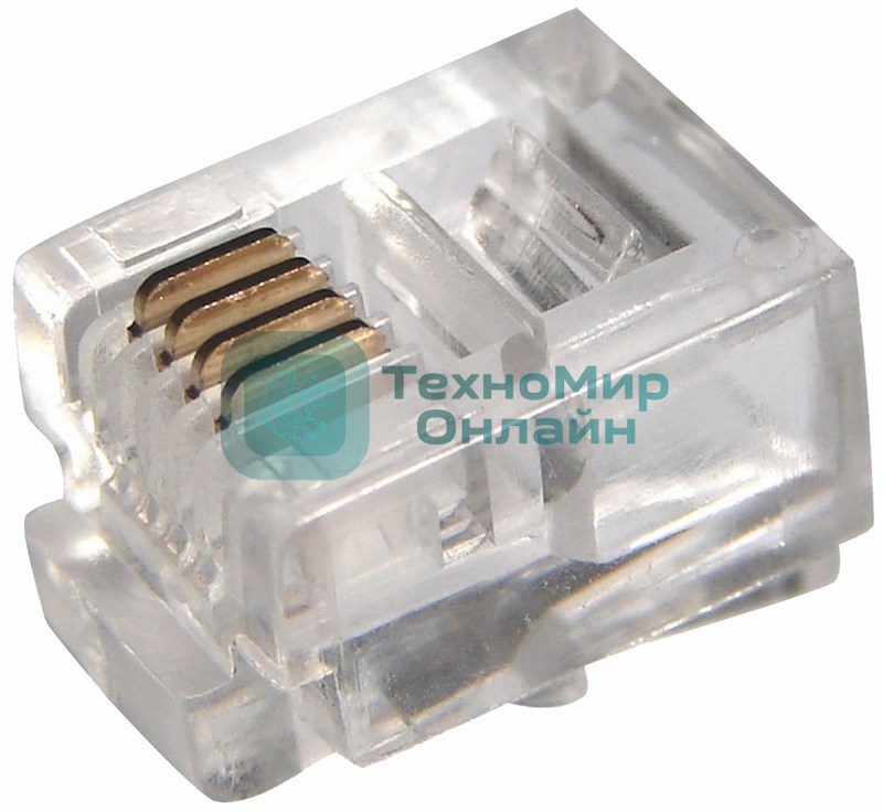 Телефонный разъем PROconnect RJ-14 (6P4C)