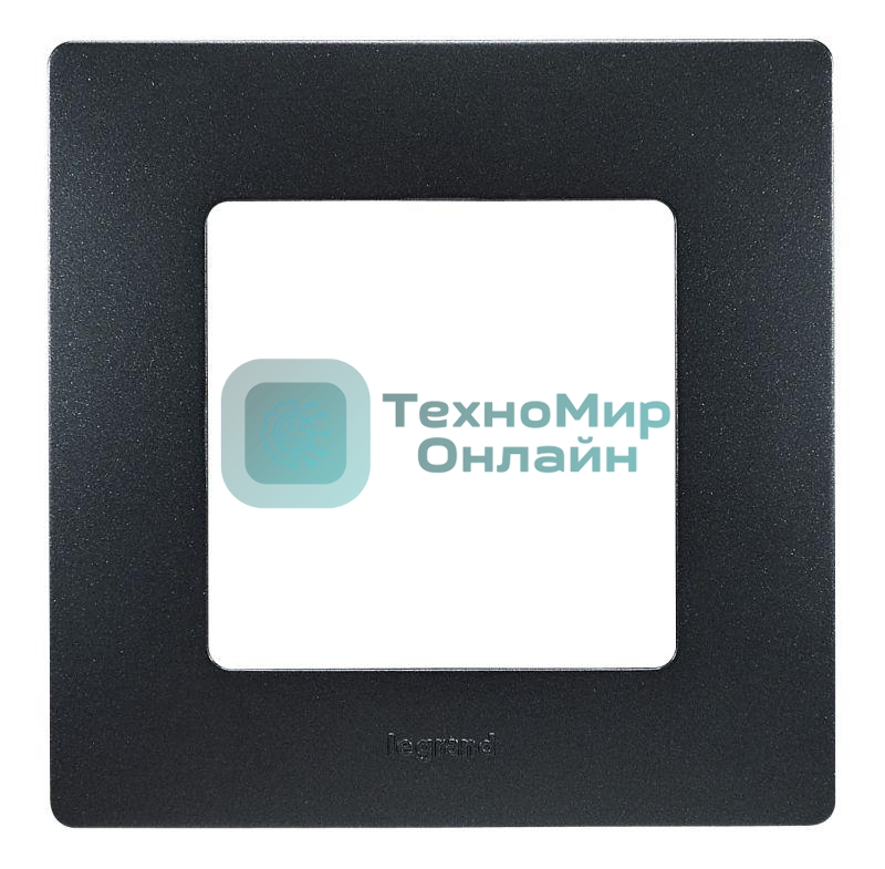 Рамка 1-м Etika антрацит Legrand 672581