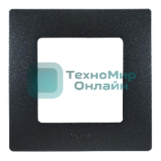 Рамка 1-м Etika антрацит Legrand 672581