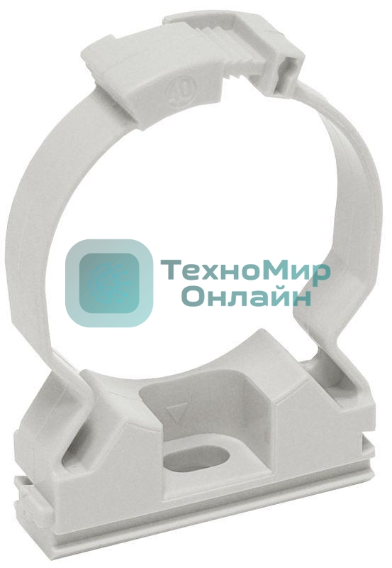 Держатель хомутный для труб CFC32 d32 сер. IEK CTA10MP-CFC32-K41-050