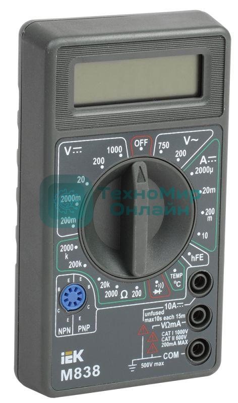Мультиметр IEK Universal M838цифровой