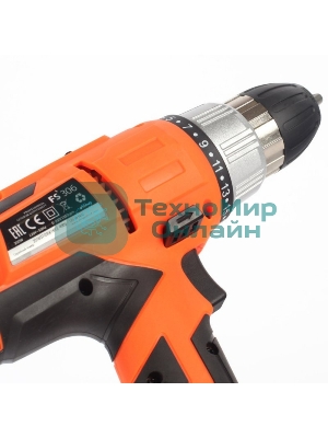 Дрель-шуруповерт сетевой Patriot FS 306, Сетевая, 300 Вт