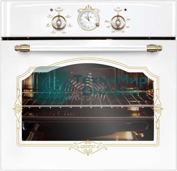 Духовой шкаф электрический Gefest ЭДВ ДА602-02 К82белый. В стиле 