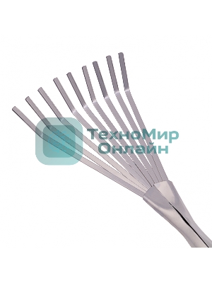 Грабли веерные 9-зубые Palisad, 130х420 мм, стальные, пластиковая рукоятка