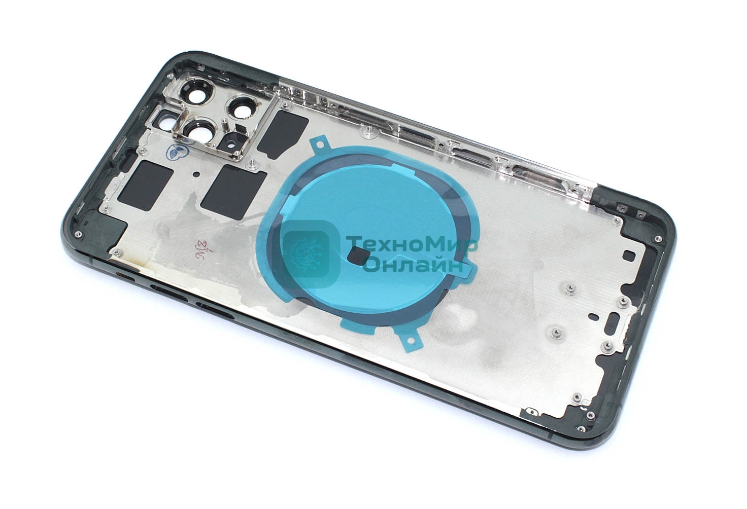 Задняя крышка (корпус) в сборе с рамкой для Apple iPhone 11 Pro Max зеленый