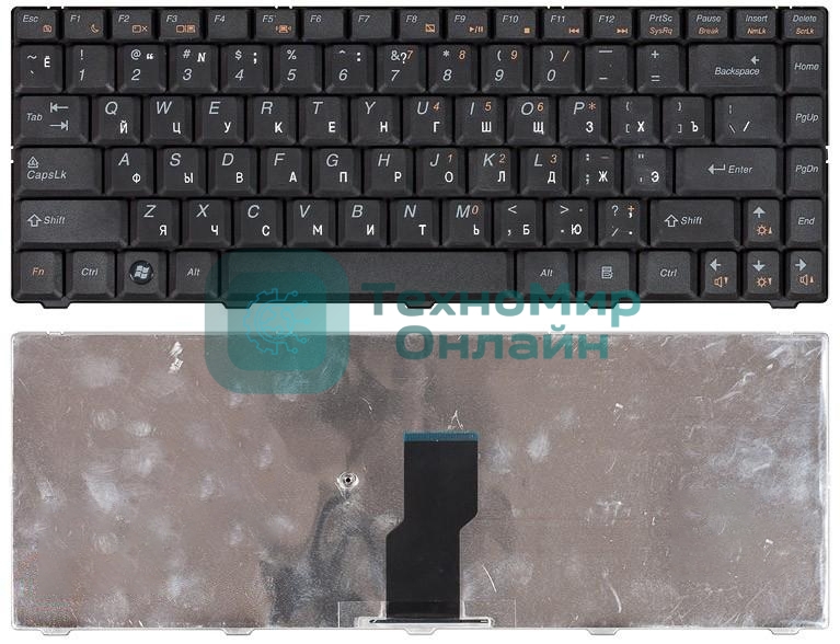 Клавиатура для ноутбука Lenovo IdeaPad B450 черная