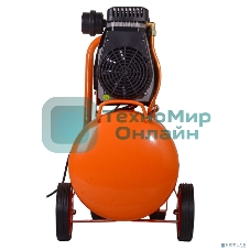 Компрессор винтовой Вихрь КП-195/50 безмасляный 195л/мин 50л 1100Вт оранжевый/черный