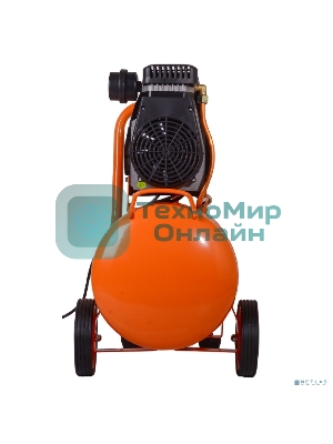Компрессор винтовой Вихрь КП-195/50 безмасляный 195л/мин 50л 1100Вт оранжевый/черный