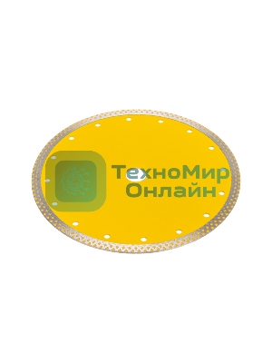 Диск алмазный отрезной сплошной Kranz 230х22,2 мм, сухой/мокрый рез