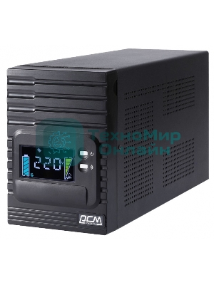 Источник бесперебойного питания Powercom Smart King Pro+ SPT-1000-II LCD 800Вт 1000ВА черный