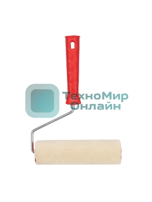 Валик Rexant велюр, ворс 5 мм, ширина ролика 180 мм, Ø 42 мм, бюгель 6 мм