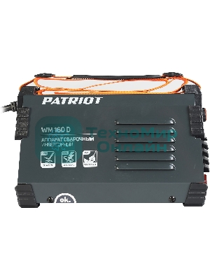 Сварочный аппарат Patriot WM160D инвертор ММА 6.8кВт