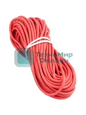 Провод автомобильный ПГВА/ПВАМ Rexant 1х1,00 мм, красный, мини-бухта 10 м