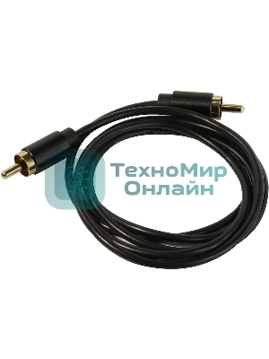 Кабель Vention аудио RCA M/RCA M - 1м черный