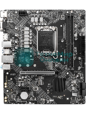 Материнская плата MSI PRO H610M-G DDR4, LGA 1700, Intel H610, 2xDDR4, 4xSATA, 1xM.2, 1xPCIe 4.0 x16, 1xPCIe 3.0 x1, 1xHDMI, 1xDP, 1xVGA, 1xRJ45 1Gb, 2xUSB-A 3.2 Gen 1, 4xUSB-A 2.0, 3x3.5мм, 7.1, mATX