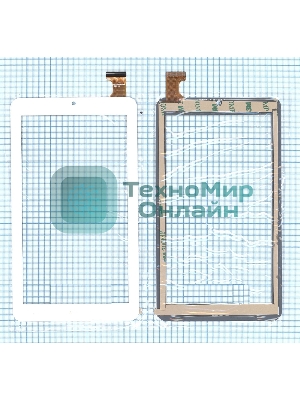 Сенсорное стекло (тачскрин) для Acer Iconia One B1-770, белое