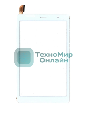 Сенсорное стекло (тачскрин) для Digma Optima 8 Z801, белое