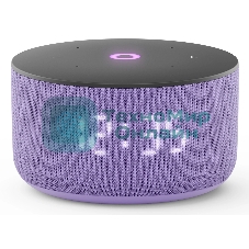 Умная колонка Яндекс Станция Мини 3, 12Вт, компактная, 1 динамик, часы, управление умным домом, Wi-Fi, Bluetooth 5.0, Алиса, лиловый