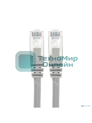 Патч-корд F/UTP Rexant cat.6, RJ45-RJ45, экранированный, 26AWG, LSZH, серый, 2 м