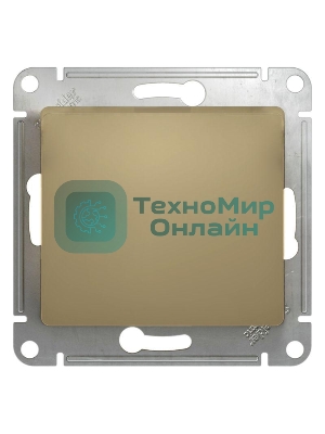 Механизм выключателя 1-кл. СП Glossa 10А IP20 10AX титан SchE GSL000411