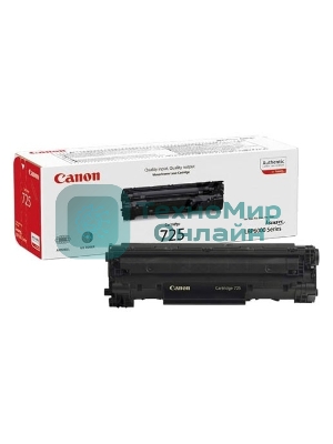 Картридж лазерный Canon Cartridge 725 (3484B002/3484B005) черный (1600 стр) для LBP6000/6000B