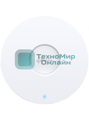 Потолочная точка доступа TP-Link EAP653 AX3000 Ceiling Mount Dual-Band Wi-Fi 6 Access Point, 1 1Gbps RJ45 Port, 574Mbps at2.4 GHz + 2402 Mbps at 5 GHz, 802.3at POE, 2 Internal Antennas