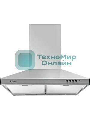 Вытяжка каминная Gefest ВО 10 К44 серебристый, 60 см, 300 куб. м/ч, 75 дБ