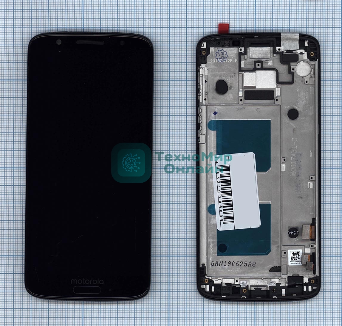 Дисплей для Motorola Moto G6 черный