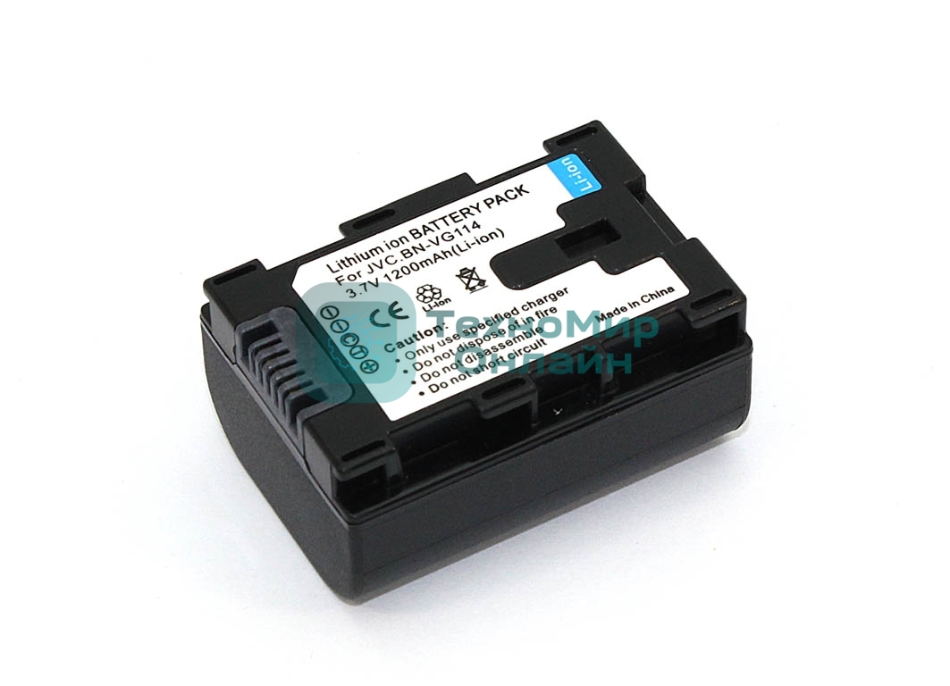 Аккумуляторная батарея для видеокамеры JVC GZ-HD (BN-VG114) 3.7V 1200mAh
