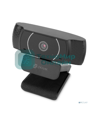 Веб-камера OKLICK OK-C016HD 1280x720, 30 кадр/с, USB Type-A, микрофон, универсальное крепление
