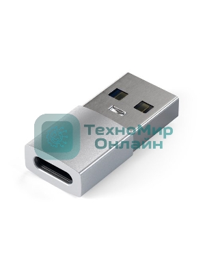 Адаптер Satechi USB Type-A to Type-C. Цвет серебристый.
