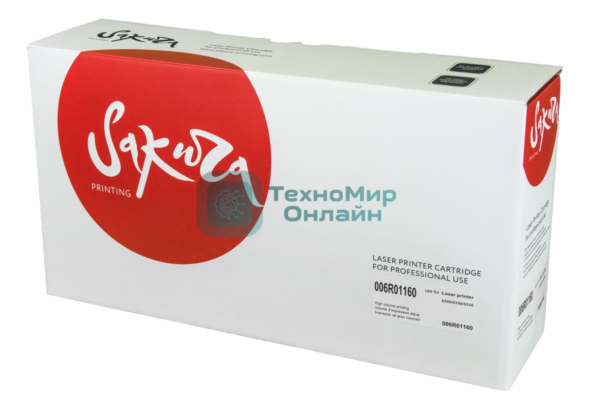 Картридж лазерный Sakura 006R01160 для Xerox WC 5325/5330/5335. черный, 30 000 к.