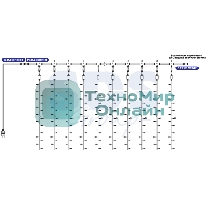 Гирлянда Neon-night Айсикл (бахрома) светодиодный, 5,6 х 0,9 м, с эффектом мерцания,черный провод 