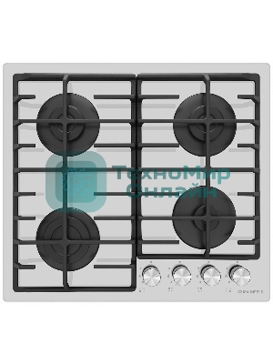 Газовая варочная панель Maunfeld EGHG.64.6CW/G, 4 конфорки, закаленное стекло, белый