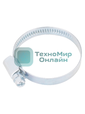 Хомуты Сибртех нержав. сталь, стандартное болтовое крепление 80-100 мм, ширина 9 мм, 25 шт.