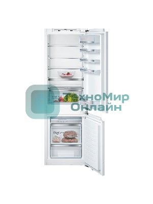 Встраиваемый холодильник Bosch Serie 4 KIN86AF3M8 белый двухкамерный 188/67л морозилка снизу