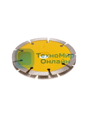 Диск алмазный Kranz двойной, сегментный, 125х22,2 мм, сухая резка